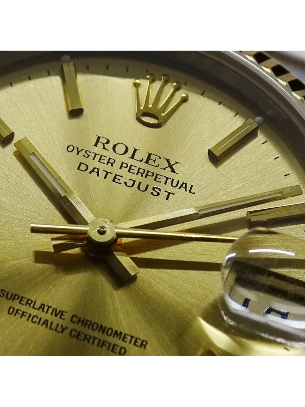 Rolex Datejust Number Watch Boys Automatic Winding at Stainless Steel Gold YG